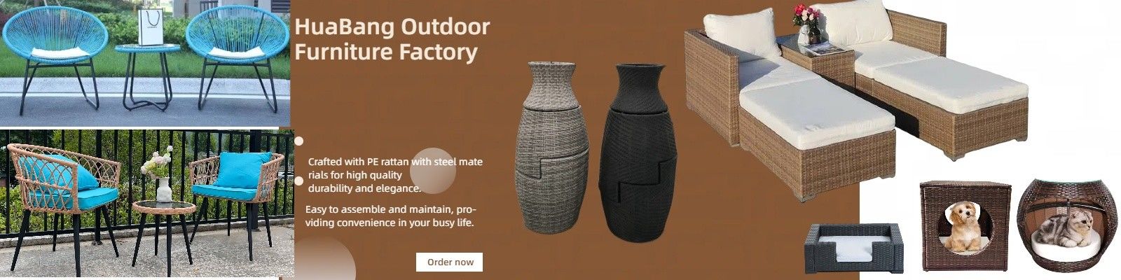 Dış mekan rattan kanepe masa setleri