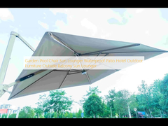 Bahçe Havuzu Sandalye Güneş Koltuğu Su geçirmez Patio Otel Dış Mobilya Dış Balkon Güneş Koltuğu